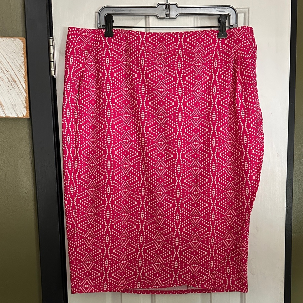 RipSkirt Red and White Skirt